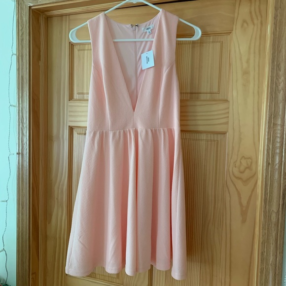 Urban Outfitters Dresses & Skirts - Deep V, A-line dusty pink dress